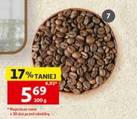 kawa palona ziarnista