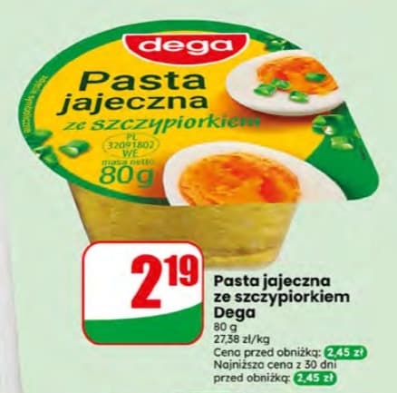 pasta jajeczna ze szczypiorkiem