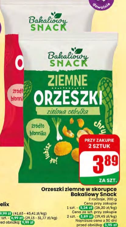 orzeszki ziemne w skorupce