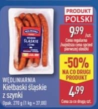 kiełbaski śląskie z szynki