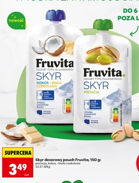 skyr w pouchu