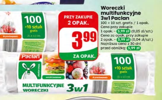 woreczki multifunkcyjne 3w1