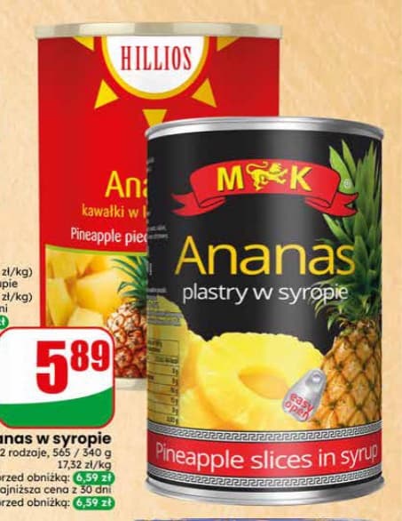 ananas w syropie