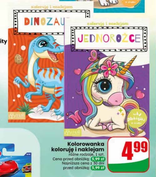 kolorowanka koloruję i naklejam