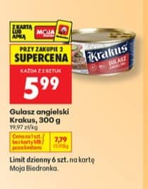 Krakus gulasz angielski 300g