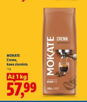 kawa ziarnista crema
