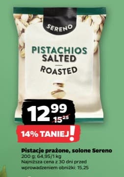 pistacje prażone solone