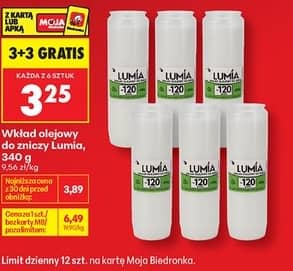 Lumia wkład olejowy do zniczy 340g