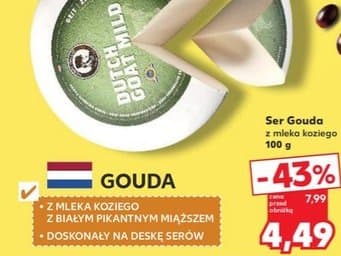 ser gouda z mleka koziego