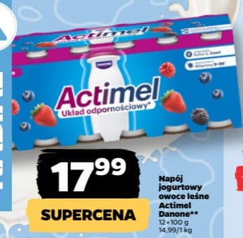 napój jogurtowy Actimel owoce leśne