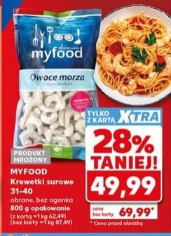 krewetki surowe obrane bez ogonka