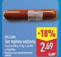 Milsani ser topiony wędzony