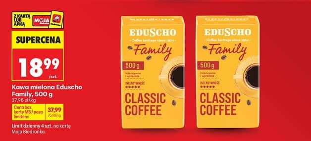 Eduscho kawa mielona Family Classic Coffee 500g