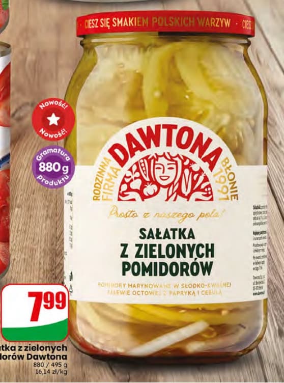 sałatka z zielonych pomidorów