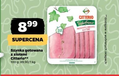 Citterio szynka gotowana z ziołami 100g