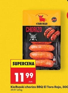 kiełbaski chorizo BBQ