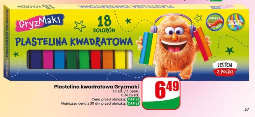 plastelina kwadratowa