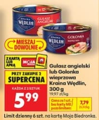gulasz angielski lub golonka wieprzowa