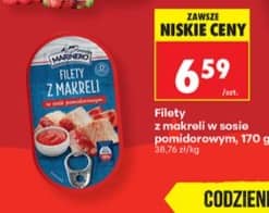 Marinero filety śledziowe w sosie pomidorowym 170g