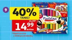 plastelina z podkładką do prac plastycznych