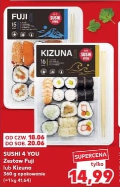 zestaw sushi Fuji lub Kizuna