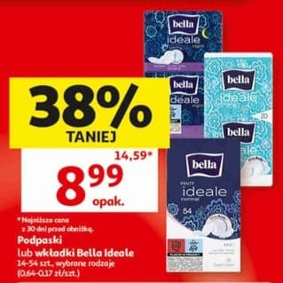 podpaski lub wkładki