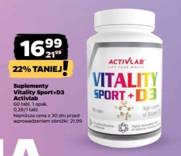suplementy Vitality Sport+D3