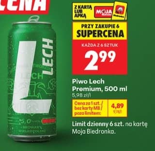 Lech piwo Premium 500ml