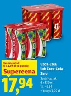 Coca-Cola napój gazowany cola 6x330ml