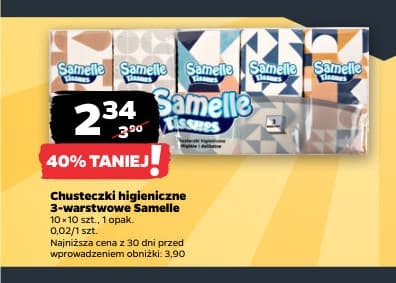 chusteczki higieniczne 3-warstwowe