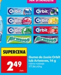 guma do żucia różne marki