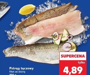pstrąg tęczowy filet ze skórą