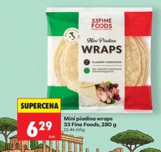 mini piadina wraps