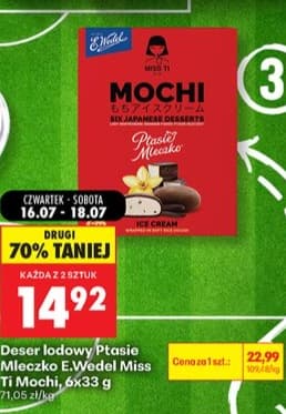 deser lodowy ptasie mleczko mochi
