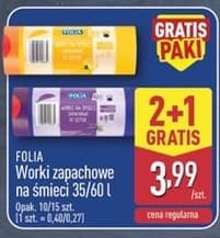 worki zapachowe na śmieci 35/60 l