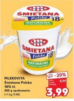 śmietana 18%