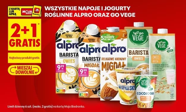 Wszystkie napoje i jogurty roślinne