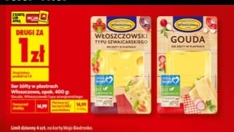ser żółty w plastrach różne marki