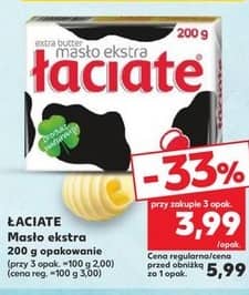 Łaciate masło ekstra 82% 200g