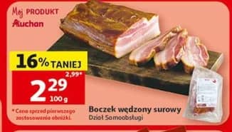 Sokołów boczek surowy wędzony 100g