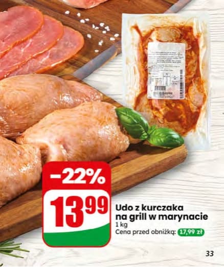 udo z kurczaka na grill w marynacie