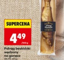 pstrąg beskidzki wędzony na gorąco