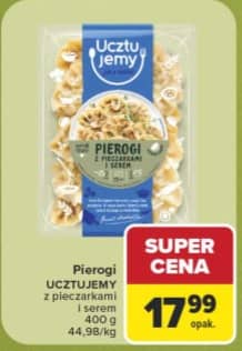 Ucztujemy pierogi z pieczarkami i serem 400g