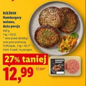 hamburgery wołowe