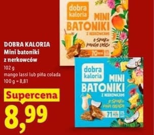 mini batoniki z nerkowców