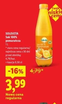 sok 100% pomarańczowy