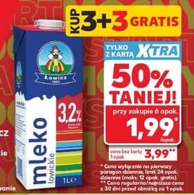 mleko Łowickie UHT 3,2% tł.
