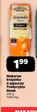 Tradycyjny Smak makaron krajanka 2-jajeczny i 5-jajeczny 250g