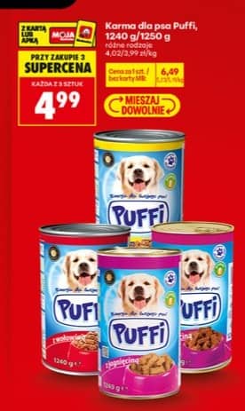 Puffi karma dla psa 1240g/1250g