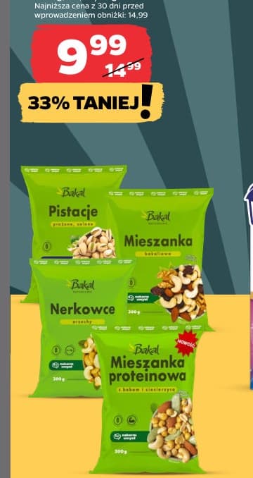bakalie różne rodzaje
